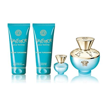 Versace Dylan Turquoise Pour Femme Edt 100 ml Set Kadın