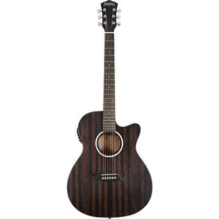 Washburn DFEACE Deep Forest Ebony Ace Elektro Akustik Gitar