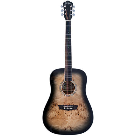 Washburn Deep Forest Burl Black Fade Akustik Gitar