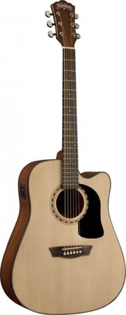 Washburn AD5CE Apprentice 5 Serisi Elektro Naturel Akustik Gitar