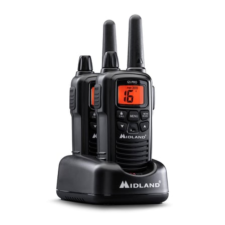 Midland G5 PRO PMR446 El Telsizi 2'li Set – 16 Kanal, VOX, 38 CTCSS, 83 DCS, Kulaklıklı