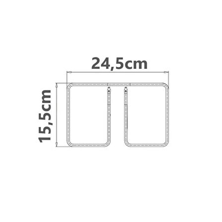 KORKMAZ Tost Makinası Rezistansı 115 V 900 Watt 24,5cm x 15,5cm Uyumlu