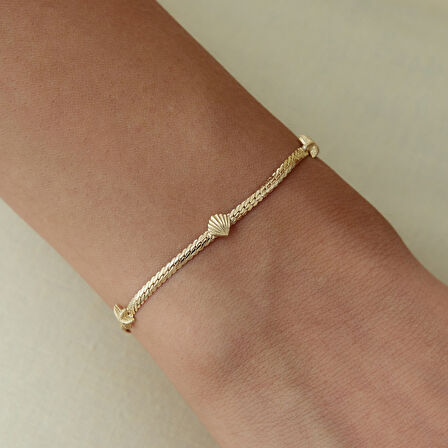 Shell Star Snake Bileklik