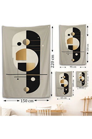 Dekoratif Soyut Duvar Örtüsü-8012