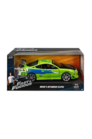 Jada 1:24 Fast Furious Model Araba - Brian'S Mitsubishi Eclipse