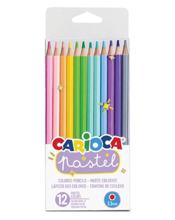 Carioca Joy Keçeli Kalem - Carioca Wax Crayons - Carioca Pastel Kuru Kalem 3 Adet Boyama Seti