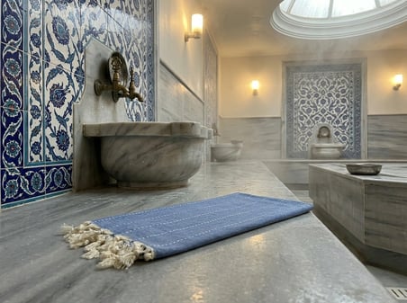 Ludia %100 Pamuklu Çizgili Peştemal Havlu Banyo Ve Plaj Havlusu 90X185 Cm