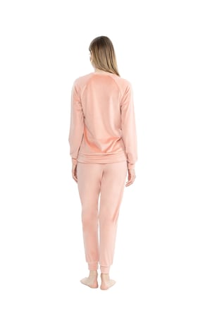 U.S. Polo Assn. Kadın Uzun Kollu Yuvarlak Yaka Pijama Takımı S25092