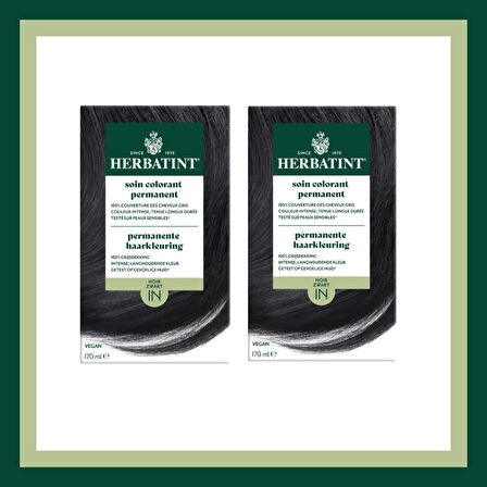 Hebatint Permanent haircolour gel 1N Siyah 170x2 