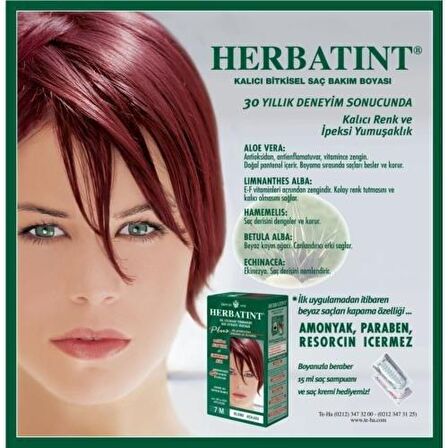 HERBATINT 7C Ash Blonde (Kül Sarı) 150 ml Bitkisel Saç Boyası