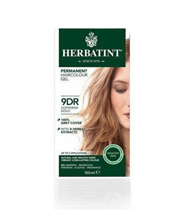 HERBATINT 9DR Copperish Gold (Bakır Sarısı) 150 ml Bitkisel Saç Boyası