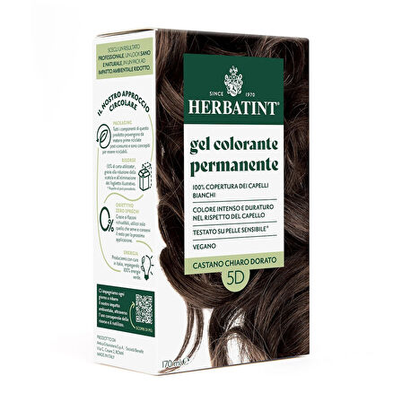 Herbatint-Permanent Haircolour Gel 5D Light Golden Chestnut 170ml