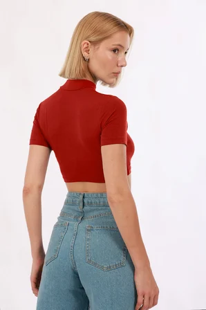 Kadın Kısa Kol Crop