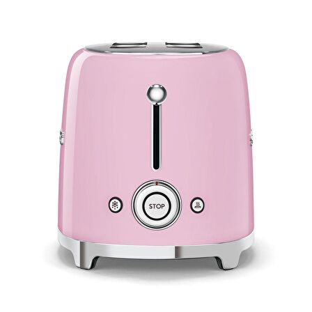 Smeg TSF01PKEU Retro Pembe 2X2 Slot Ekmek Kızartma Makinesi