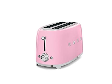 SMEG 50'S Style Retro Pembe 4x Ekmek Kızartma Makinesi