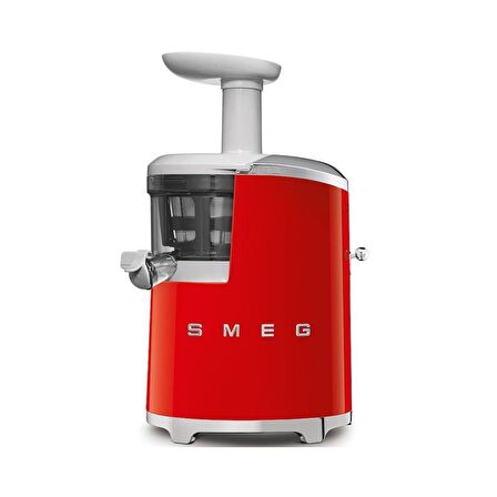 Smeg SJF01RDEU Retro Kırmızı 150 Watt Meyve/Sebze Presi Slow Jucier