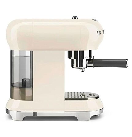 Smeg ECF01CREU Retro Krem Espresso Makinesi