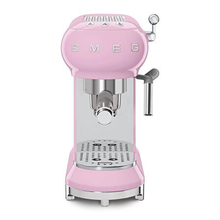 SMEG 50'S Style Retro Pembe Espresso Kahve Makinesi