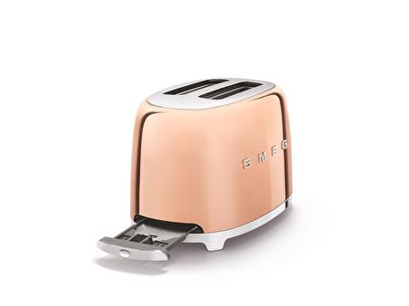 SMEG 50'S Style Retro Rose Gold 2x Ekmek Kızartma Makinesi