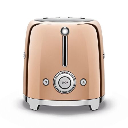 SMEG 50'S Style Retro Rose Gold 2x Ekmek Kızartma Makinesi