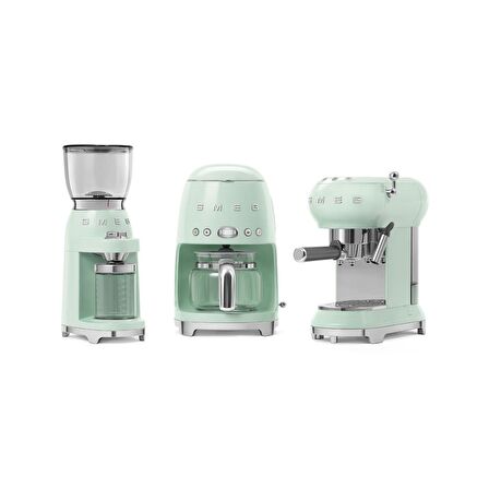 SMEG 50'S Style Retro Pastel Yeşil  Filtre Kahve Makinesi