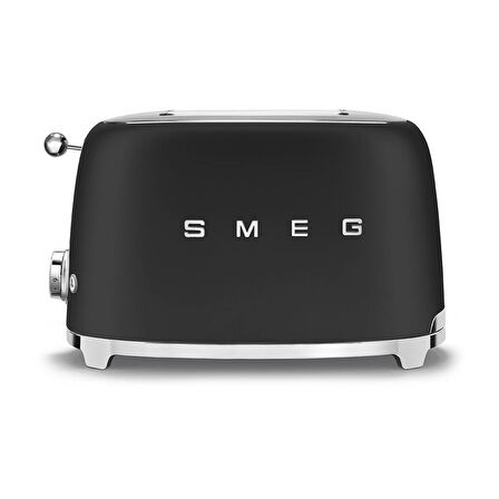 SMEG 50'S Style Retro Mat Siyah Ekmek Kızartma Makinesi