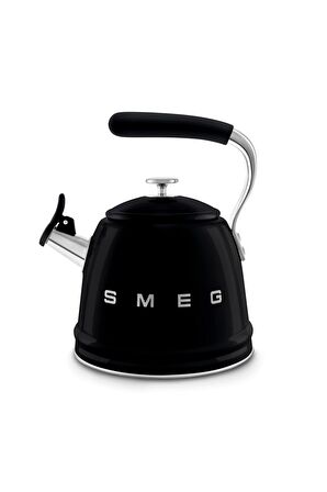 50's Style Siyah Set Üstü Düdüklü Kettle 2.3 lt