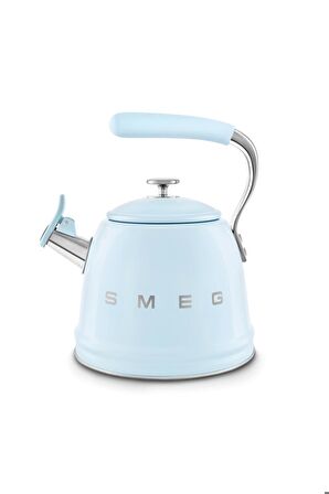 50's Style Set Üstü Düdüklü Kettle Pastel Mavi 2.3 lt