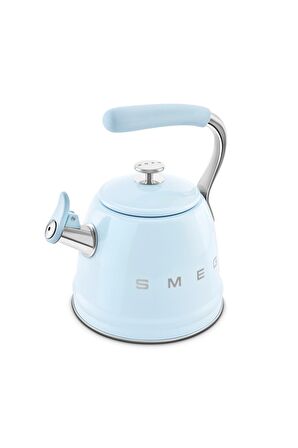 50's Style Set Üstü Düdüklü Kettle Pastel Mavi 2.3 lt