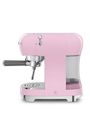 SMEG 50's Style ECF02 Manuel Espresso Kahve Makinesi Pembe