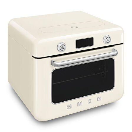 SMEG 50's Style Retro Krem Buharlı Fırın COF01CREU