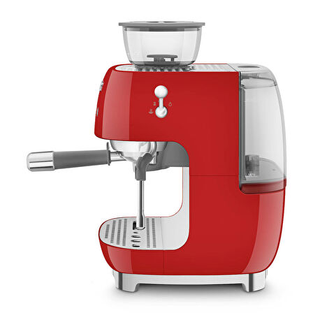 Smeg 50'S Style Kırmızı Espresso Makinesi