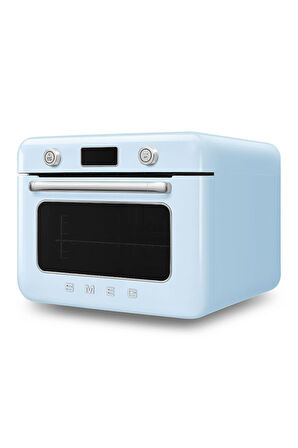 Smeg COF01PBEU Pastel Mavi Tezgah Üstü Kombi Fırın