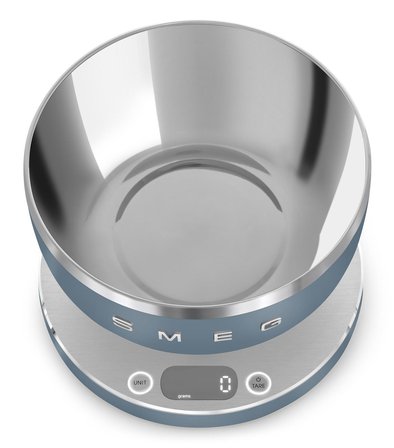 Smeg KSC01SBMWW Dijital Mutfak Tartısı Mat Storm Blue