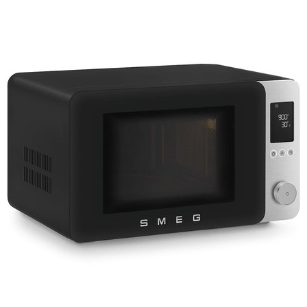 Smeg Retro Solo Kombi Mikrodalga Fırın Mat Siyah
