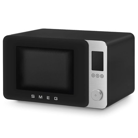 Smeg Retro Solo Kombi Mikrodalga Fırın Mat Siyah