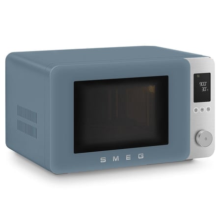 Smeg Retro Solo Kombi Mikrodalga  Storm Blue