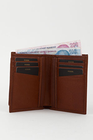 Kutulu Hakiki Deri Ekstra Kartlıklı Siyah Erkek El Portföyü Kartlık Cüzdan