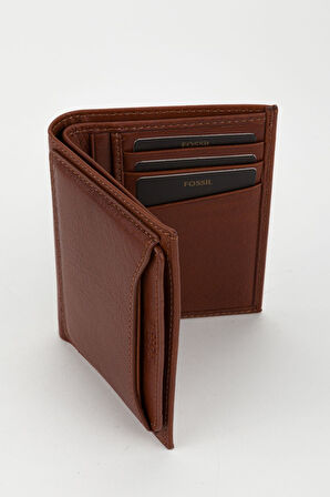 Kutulu Hakiki Deri Ekstra Kartlıklı Siyah Erkek El Portföyü Kartlık Cüzdan