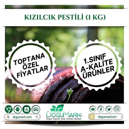 DoğuMark - Kızılcık Pestili (1 Kg)