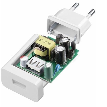 Cellularline Type-C Seyahat Şarjı 15W(Kablo+Adaptör)