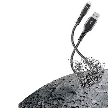 Cellularline Tetra Force 2m Lightning Kablo Siyah