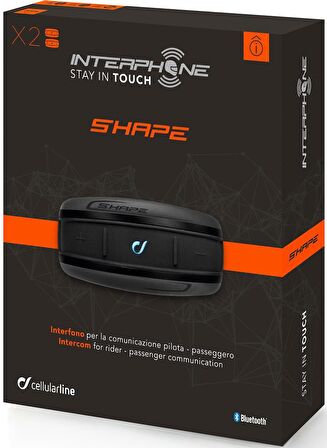 Interphone Shape Bluetooth ve Interkom 2 'li Paket