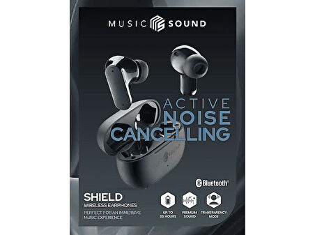 CELLULARLINE Music Sound Shield ANC Özellikli TWS Bluetooth Kulak İçi Kulaklık