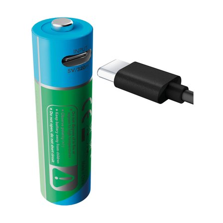 CELLULARLINE PowerCubes USB-C 1900 mAh AA Pil 4'lü