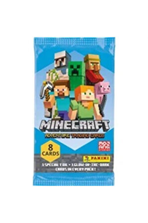 Minecraft Macera Koleksiyon Kartları Destek Paketi (8 Kart)