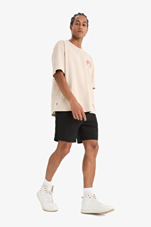 DeFactoFit NBA Miami Heat Standart Fit Kısa Paça Şort B9915AX25SPBK81