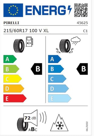 Pirelli 215/60 R17 100V XL Cinturato Winter 3 Oto Kış Lastiği (Üretim: 2026)
