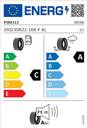 Pirelli 295/35 R22 108Y XL  P-Zero PZ4 (NE0) ELT Oto Yaz Lastiği (Üretim:2024)