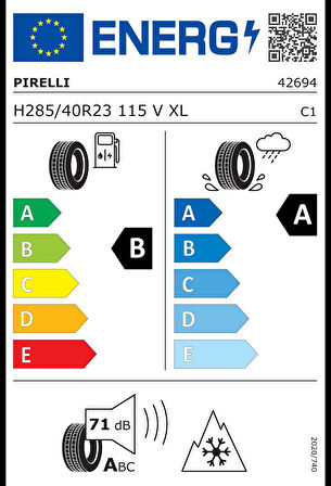 Pirelli 285/40R23 115V XL HL (LR) NCS Scorpion Winter 2 Oto Kış Lastiği (Üretim:2024)